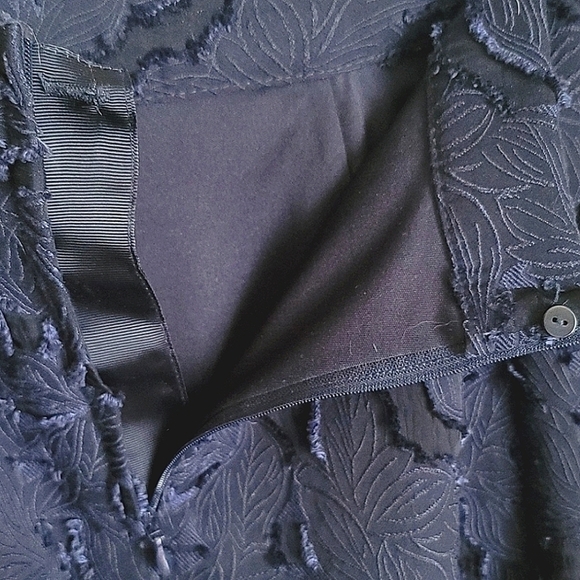 H&M Lace Midi Circle Blue Skirt Size 4 - Picture 7 of 13